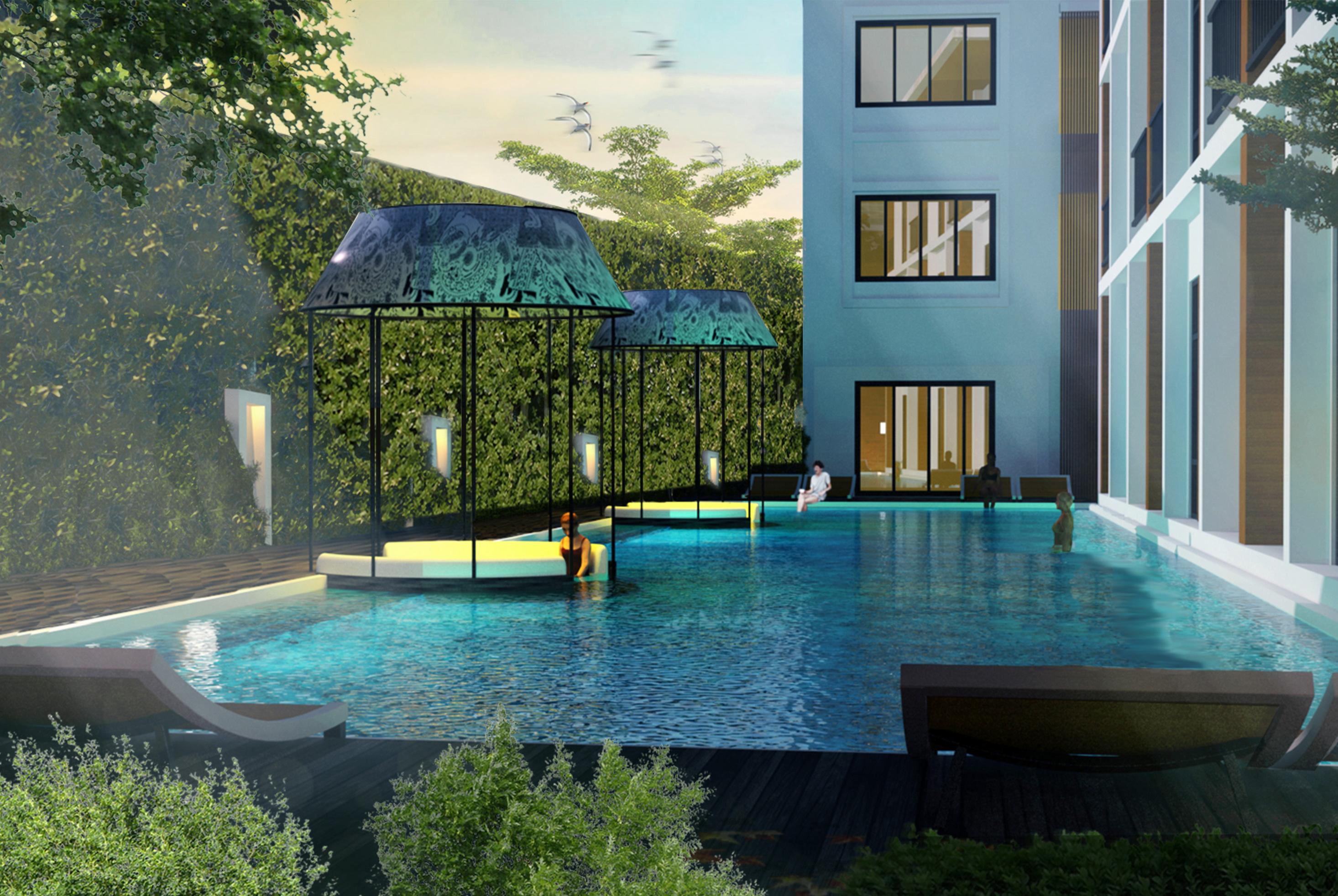 Outrigger Surin Beach Resort - Sha Extra Plus エクステリア 写真 The pool at the hotel